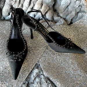 Guess heels stilettos black pointed toe